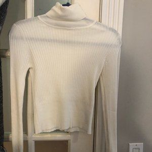 Zara White Turtleneck